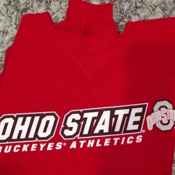 Vintage mens Russell Athletic Ohio State red sweatshirt size medium - Picture 6 of 8